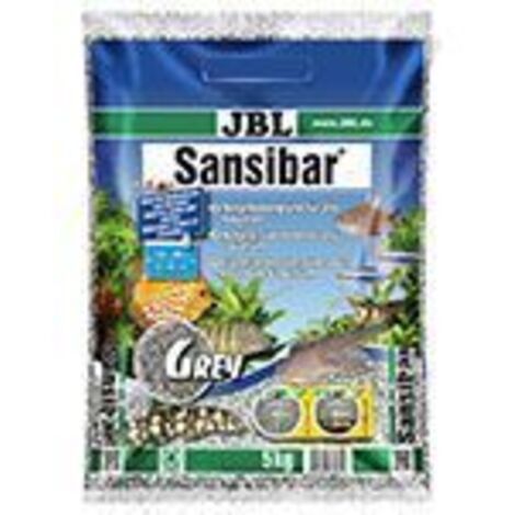 JBL Sansibar Grauer Bodengrund für Aquarien Inhalt  5 kg Zubehör