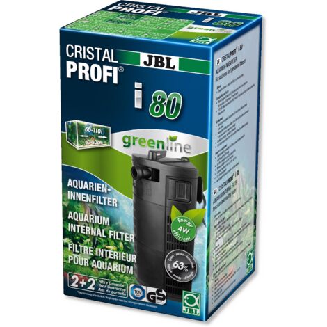 JBL CristalProfi i80 greenline Energieeffizienter Innenfilter für Aquarien Zubehör