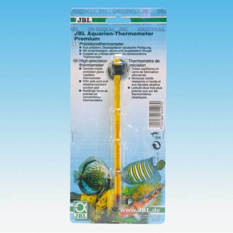 JBL Aquarien-Thermometer Premium Schlankes Glas-Präzisionsthermometer Zubehör (1/2)
