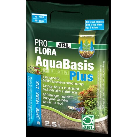 JBL AquaBasis plus Langzeit-Nährboden für Süßwasser-Aquarien 2,5 L Zubehör