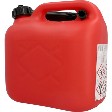 Unitec Benzinkanister 5 Liter Volumen Kunststoff rot Benzinkanister