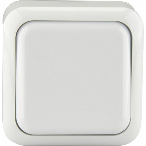 Unitec Taster Aufputz Standard weiß Schalter Taster