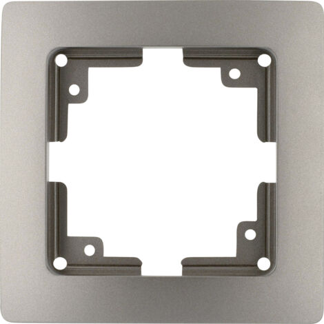 Unitec Abdeckrahmen 1-fach Monaco platin Steckdose Rahmen (1/3)