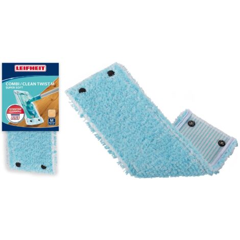 Leifheit Wischbezug Clean Twist/Combi M extra/soft, Ersatzbezug, Bodenwischer