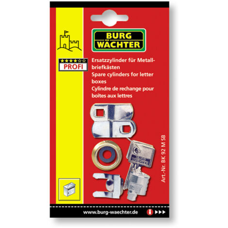 Burg Wächter Ersatzzylinder BK 92 M SB  Zylinder Briekasten