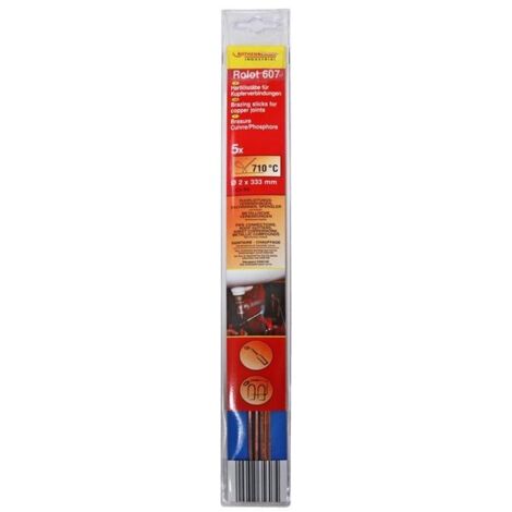 Rothenberger Hartlötstab Kupfer Rolot 607 5 Stäbe Lötstab
