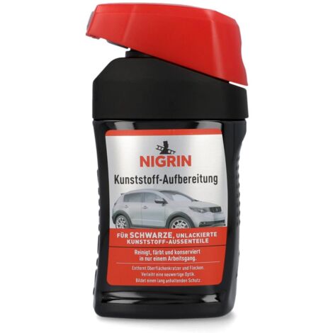 Nigrin Kunststoff Aufbereitung schwarz 300ml Autopflege