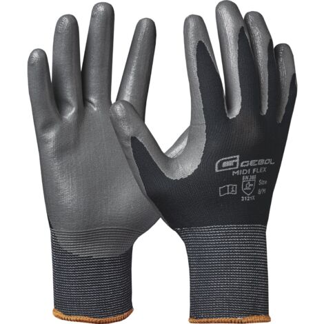 Gebol Handschuh Midi Flex Größe: 9 Arbeitshandschuhe Montagehandschuh