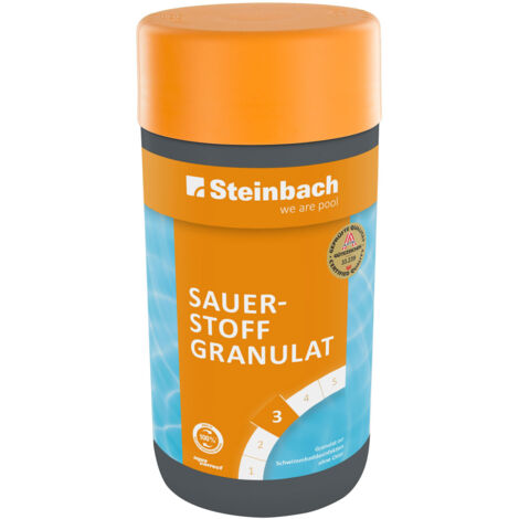 Steinbach Poolpflege Sauerstoffgranulat Aktivsauerstoff 1 kg 0756001TD08 (1/5)