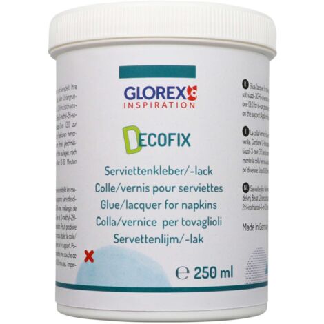 Glorex DecoFix Serviettenkleber 250 ml Bastelkleber