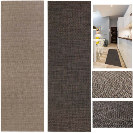 Andiamo Küchenläufer Soft grau-braun, 50 x 150 cm
