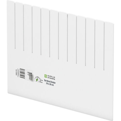 Surplus Systems Abtrenner für Eurobox 36 x 26 cm, weiß Boxen, Körbchen & Kisten (1/2)