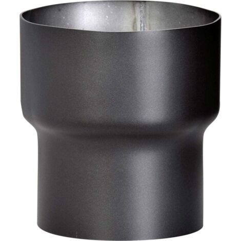 FireFix Rauchrohrerweiterung für Rauchrohre von Ø 120 mm auf Ø 150 mm schwarz