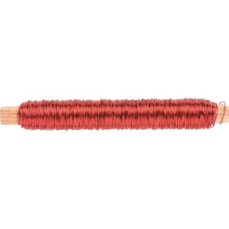 Glorex Wickeldraht rot, 0,5 mm Bastelmaterial