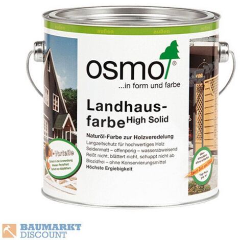 Osmo Landhausfarbe 750 ml fichtengelb Holzschutzfarbe (1/2)
