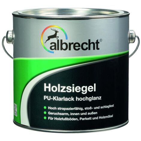 Albrecht Holzsiegel PU 2,5 l farblos glänzend Holzversiegelung Holzschutz