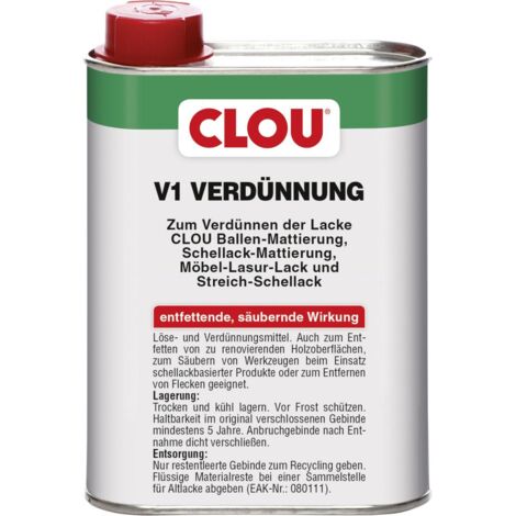 Clou Verdünnung V1 250 ml Verdünner