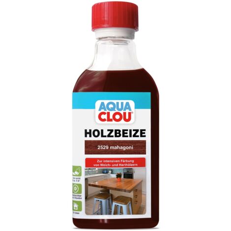 Aqua Clou Holzbeize 250 ml, mahagoni Beize Beizen Holz Innen