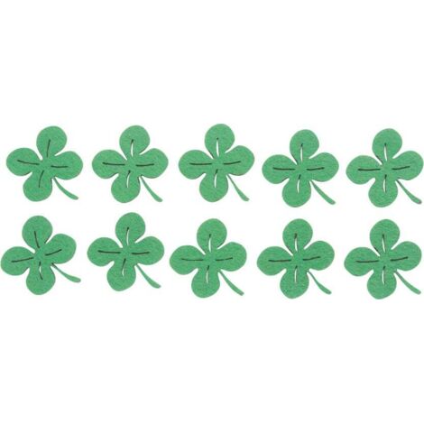 Widmann Kleeblatt-Dekoration – 22 X 22 Cm, Grün & Glänzend – Perfekt Für St. Patrick's Day, Partys & Als Mitgebsel