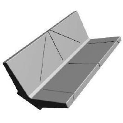 Decosa Gehrungslade EPS, weiß, 41 x 22,4 x 12 cm - 1 Stück