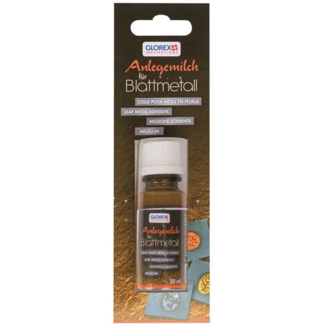 Glorex Anlegemilch für Blattmetall 20 ml Anlegemilch (1/2)