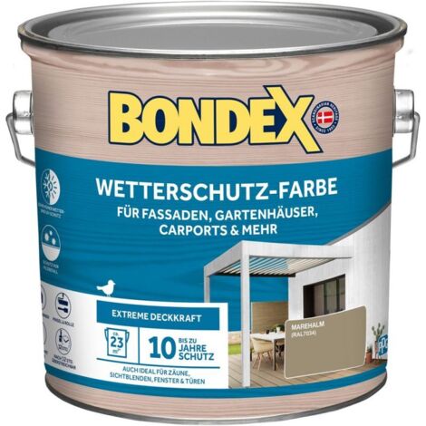 Bondex Wetterschutzfarbe 2,5 L marehalm Holzschutzlasur (1/4)