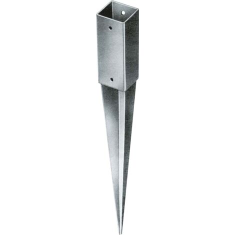 TrendLine Einschlagbodenhülse 71 x 71 x 900 mm feuerverzinkt Pfostenhülse
