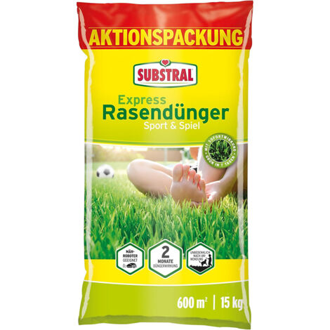 Substral Express Rasendünger Sport & Spiel für 600 m² 15 kg Aktionspackung Dünger (1/5)