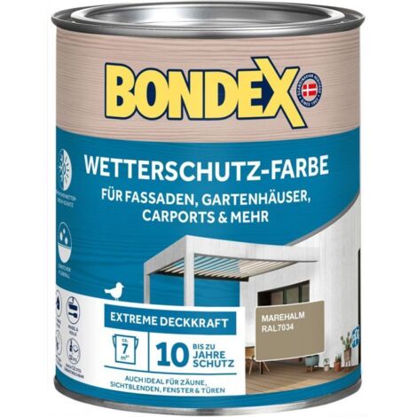 Bondex Wetterschutzfarbe 2,5 L 0,75 L marehalm Holzschutzlasur (1/4)