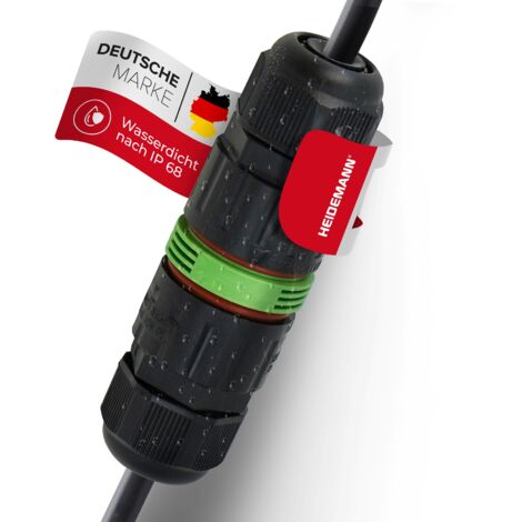 Heidemann Iso Flex Kabelverbinder 3-polig Steckdosen & Buchsen (1/5)