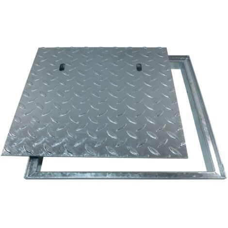 ACO Access Cover Schachtabdeckung Easy stahl verzinkt 50 x 50 x 3,6 cm (1/3)