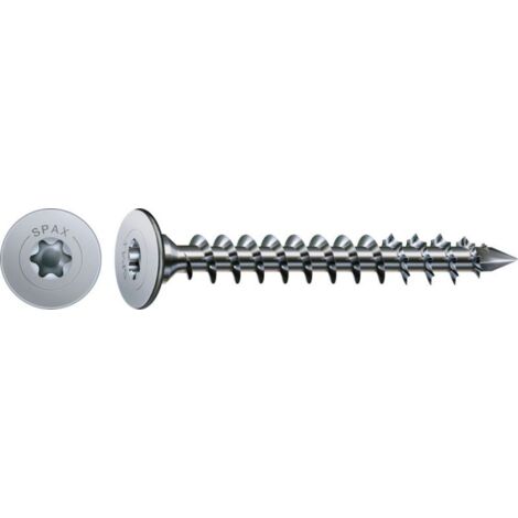 SPAX Flachrückwandkopf für Rückwände, 3,5 x 40 mm, 50 Stück, Vollgewinde, Rückwandkopf, T-STAR plus, CUT-Spitze - 4151010350402 (1/3)
