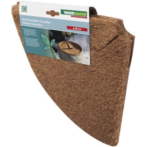 Windhager Mulchscheibe Cocodisc Ø 60 cm Wintervlies (1/2)
