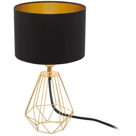 Eglo Leuchten Tischleuchte Carlton 2 Schirmlampe Tischlampe Leuchte