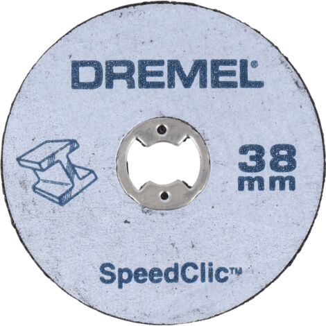 Dremel SC456B SpeedClic Metall-Trennscheiben, Zubehörsatz mit 2 Trennscheiben zum Trennen von Metallrohren, gehärtetem Stahl, Kupfer, Trockenbauplatten u.v.m. (1/3)