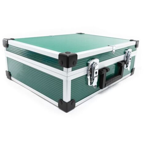 TrendLine Werkzeugkoffer Werkzeugkiste Alukoffer Alu Rahmen leer 39,5x30x13cm