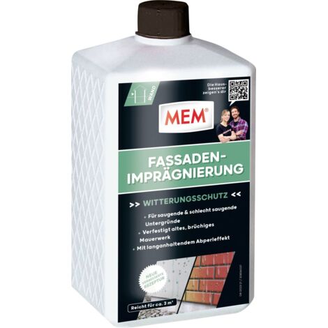 MEM Fassaden-Imprägnierung 1 l Grundierung & Imprägnierung