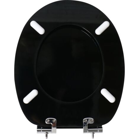 Primaster WC-Sitz mit Strasssteinen Absenkautomatik Soft schwarz
