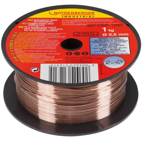 ROTHENBERGER Industrial Schutzgas-Schweißdraht 0,6 mm / 1 kg - 31231