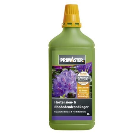 Primaster Flüssigdünger Hortensien und Rhododendron Dünger Garten Beet