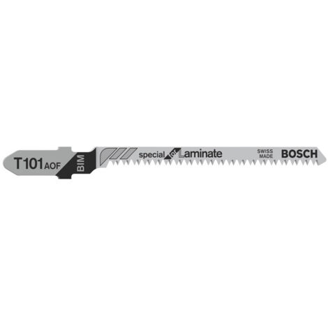 Bosch Stichsägeblatt T 101 AOF Special 83 mm T-Schaft 3 Stück Sägeblätter & Sägehilfen (1/5)