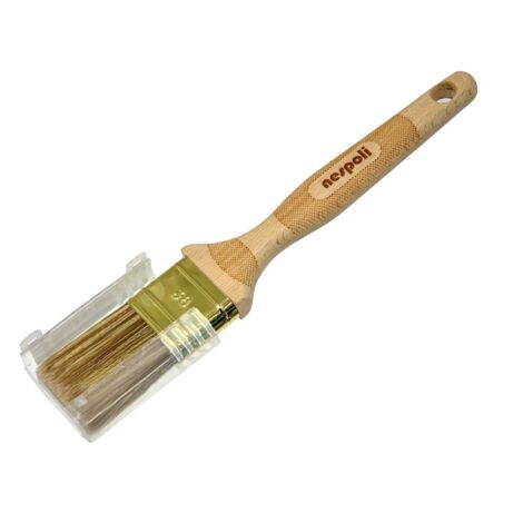 Nespoli FillPro Wood Flachpinsel Lasuren LaserTouch-Griff 8. Stärke, 38 mm Malerpinsel