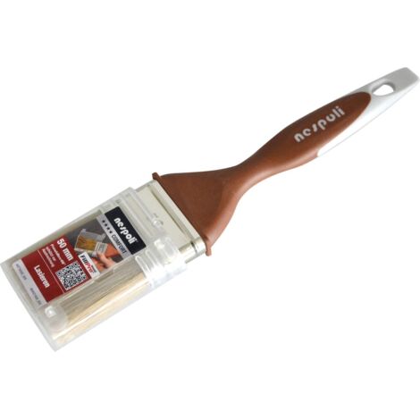 Nespoli FillPro® Wood Flachpinsel Lasuren AirTouch®-Griff 8. Stärke, 50 mm Malerpinsel