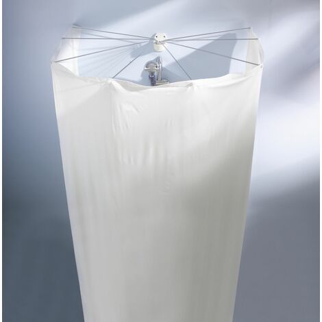 Kleine Wolke weiß, Duschvorhang-Kabine 170 x cm Spider 200 Duschvorhänge