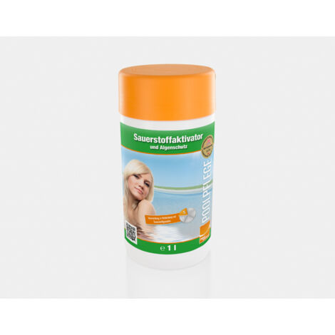 Steinbach Poolpflege Sauerstoffaktivator 1 L, flüssiger Aktivsauferstoff Poolchemie