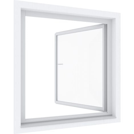 TrendLine Insektenschutz-Fenster 100x120cm Weiß Fliegengitter Mückenschutz