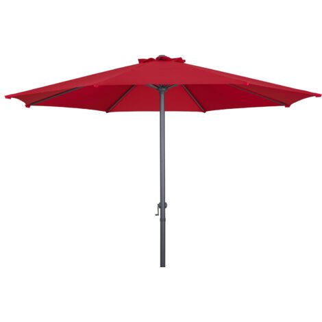 TrendLine Sonnenschirm Sofia Ø 300 cm Rot Gartenschirm Marktschirm (1/3)