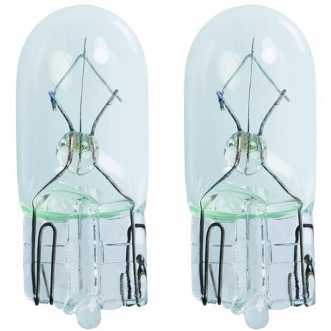 TrendLine Glassockellampe 12V 5W Glüh Lampe Birne W2, 1x9,5d Glassockel