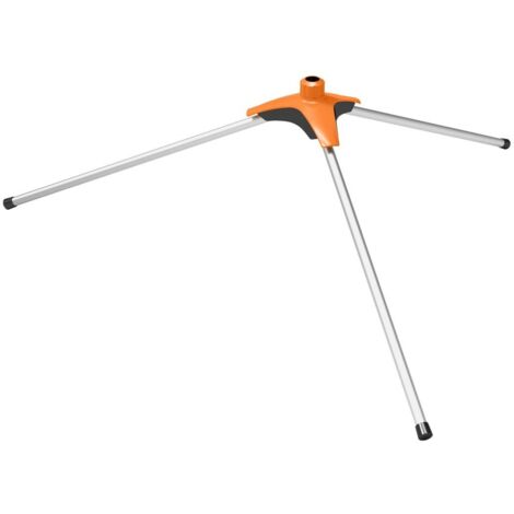 Primaster Standfuß Für Gartendusche - Aluminium Dreifuß Schwarz/Orange