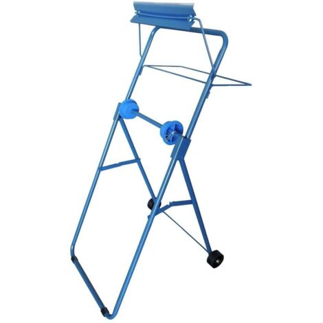 TrendLine Papierrollenständer mit Müllsackhalter stabiler Metallrohrrahmen